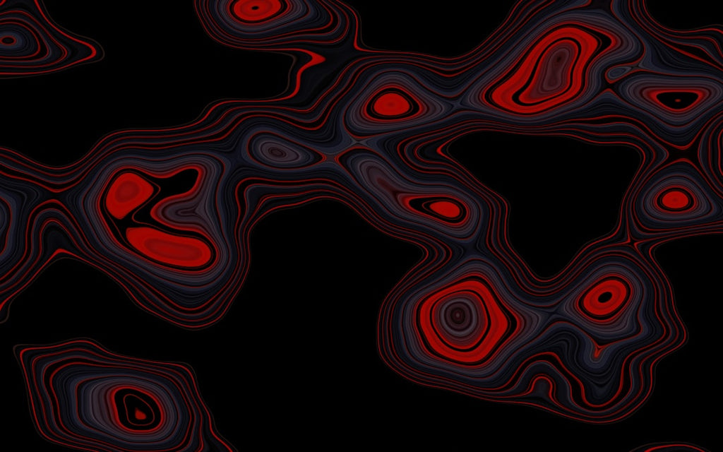 Stylized Topography abstract terrain pattern with 3D contour lines, a minimalist geometric landscape generated by AI in rotation symmetry. — base photo: A close-up view of an AI-generated topographic map. Abstract, stylized terrain is defined by clean, 