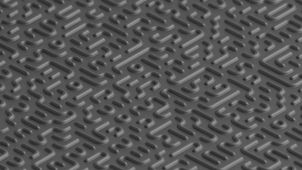 Seamless kaleidoscope wallpaper pattern — Glitch by wallpaper⁶ — base photo: Blender and Python, Geometric Tiling