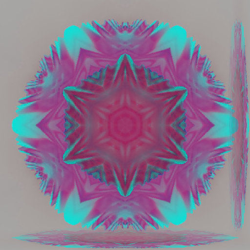 Seamless kaleidoscope wallpaper pattern — Origami by wallpaper⁶