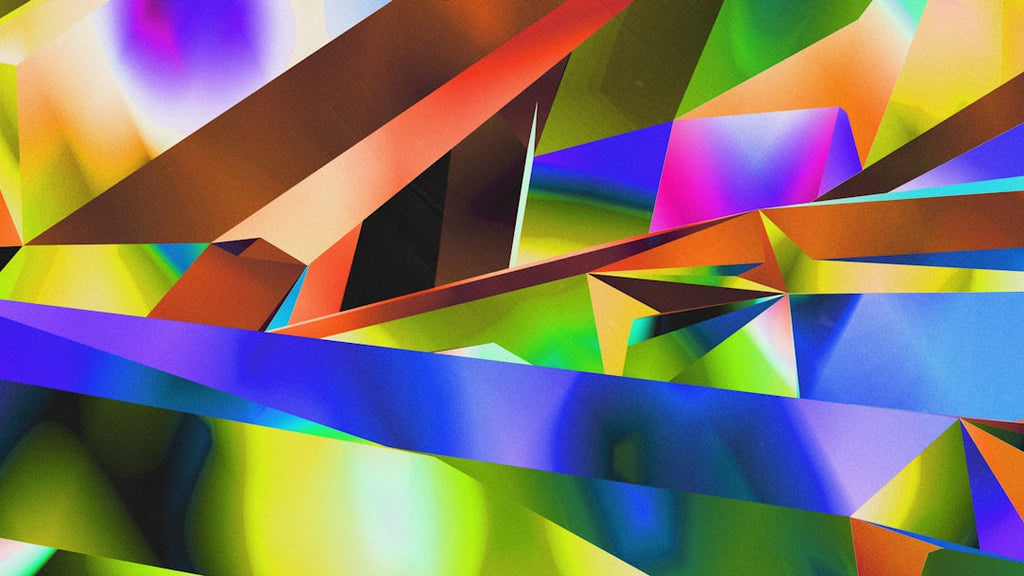 Mineralogy Brick wallpaper pattern — base photo: Jungle Gym | Blender 3D