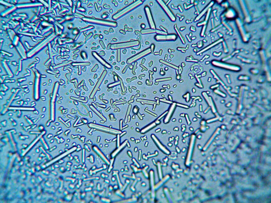 Blue hexagonal crystalline molecular structure pattern wallpaper by turek. Seamless repeat tile. — base photo: A detailed microscopic view of a crystalline structure, centered on a hexagonal lattice. The image f