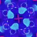 WALLPAPER⁶ — seamless rotate4 pattern from chemical reaction colorful, Chemistry