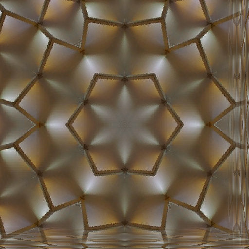 Seamless kaleidoscope wallpaper pattern — Stained Glass by wallpaper⁶