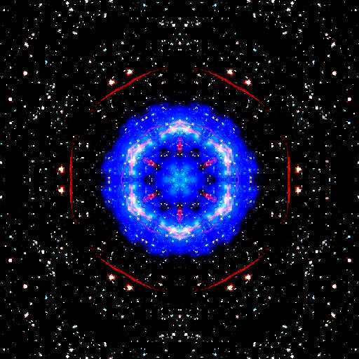 Seamless kaleidoscope wallpaper pattern — Astronomy by wallpaper⁶