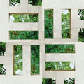 WALLPAPER⁶ — seamless rotate4 pattern from bauhaus architecture detail, Bauhaus