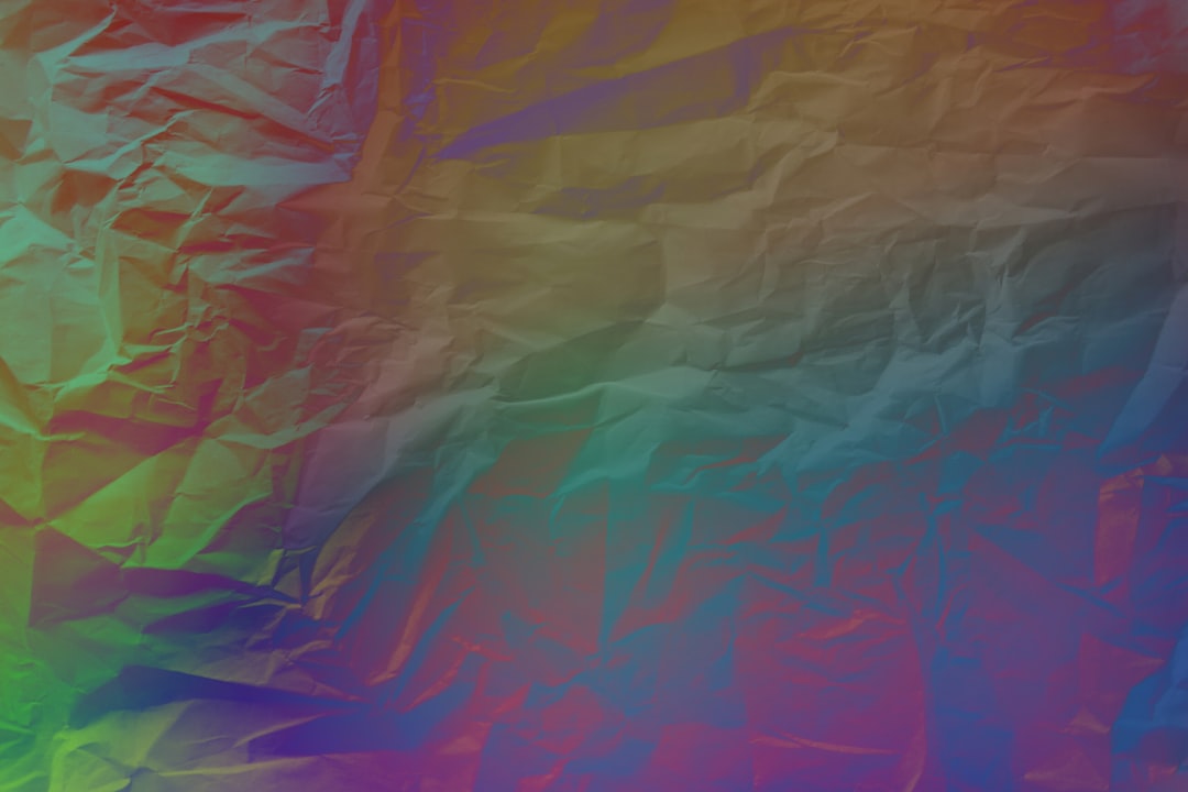 Meteorology Kaleidoscope wallpaper pattern — base photo: Crinkled Rainbow 🌈