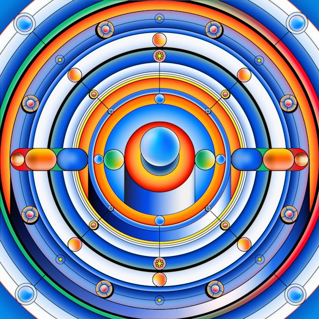 wallpaper⁶ — seamless kaleidoscope pattern from opart — base photo: Base photograph selected from the Op-Art collection for the search "Op-Art".