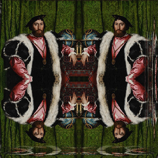Portraits Mirror wallpaper pattern