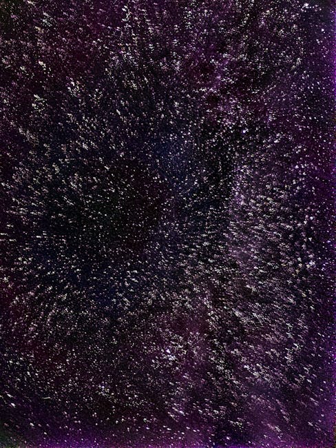 Cosmology Rotation wallpaper pattern — base photo: An abstract depiction of a starry night sky with dark violet hues and texture, ideal for backgrounds