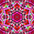 Seamless kaleidoscope wallpaper pattern — Stained Glass by wallpaper⁶