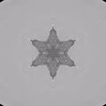 Abstract ink splash pattern with Kaleidoscope symmetry on wallpaper⁶, forming intricate, symmetrical shapes and colors.