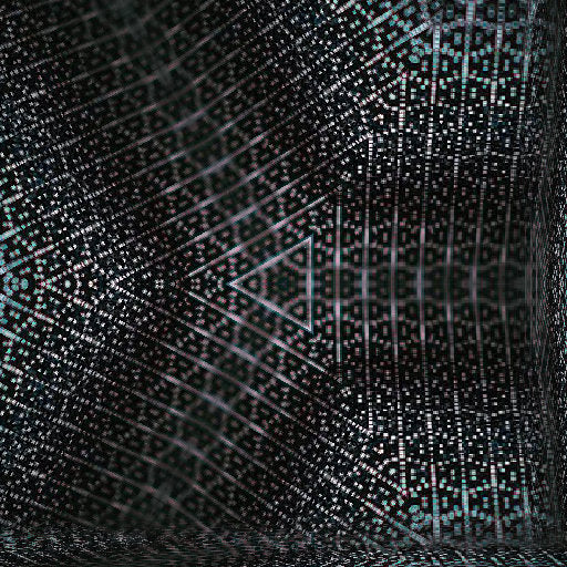 Fractals Hexagon wallpaper pattern