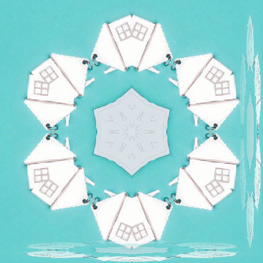 Seamless kaleidoscope wallpaper pattern — Arithmetic by wallpaper⁶