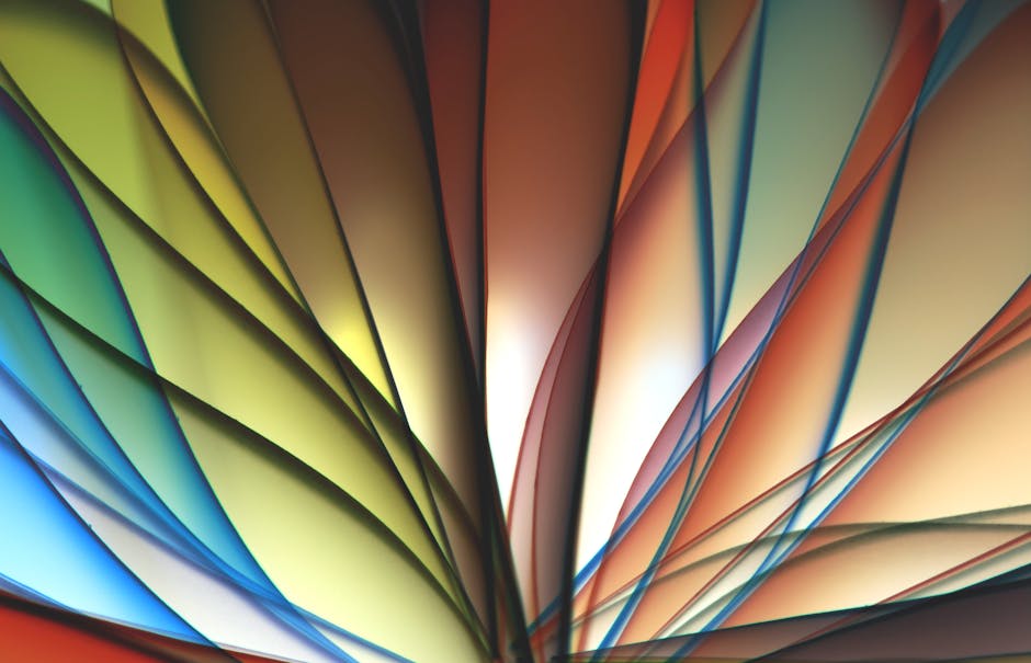 Fractals Pinwheel wallpaper pattern — base photo: Vibrant abstract design with geometric patterns and colorful layers.
