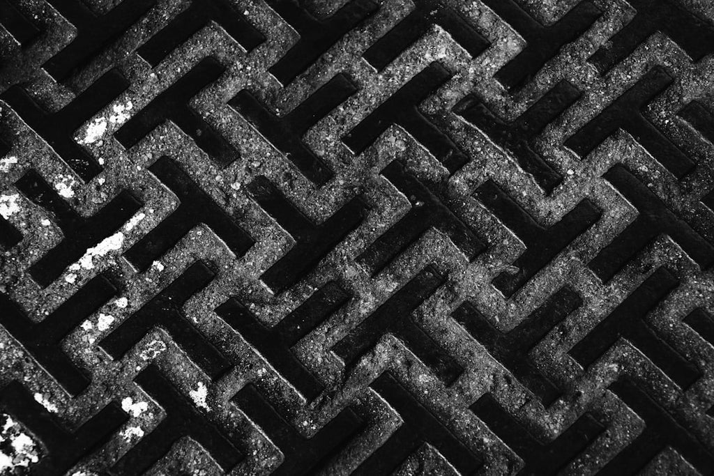 Seamless kaleidoscope wallpaper pattern — Geometry by wallpaper⁶ — base photo: a close up of a tire