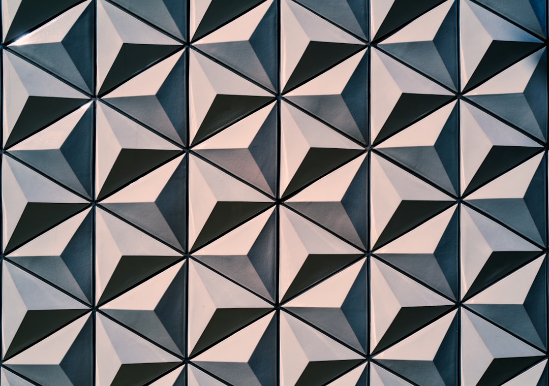 Seamless kaleidoscope wallpaper pattern — Astronomy by wallpaper⁶ — base photo: black and white checkered illustration
