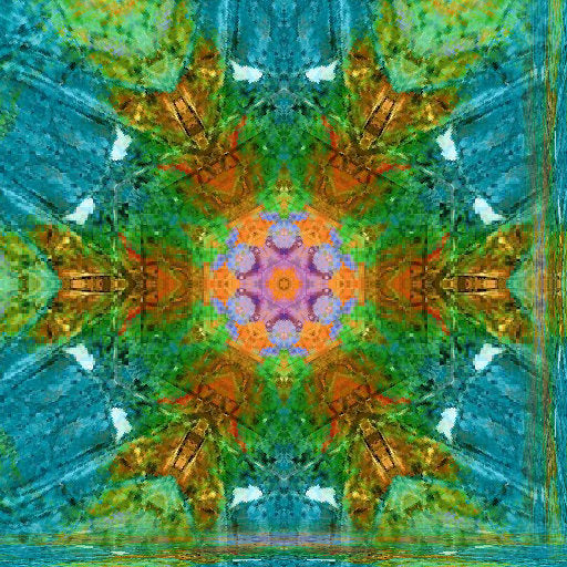 Portraits Kaleidoscope wallpaper pattern