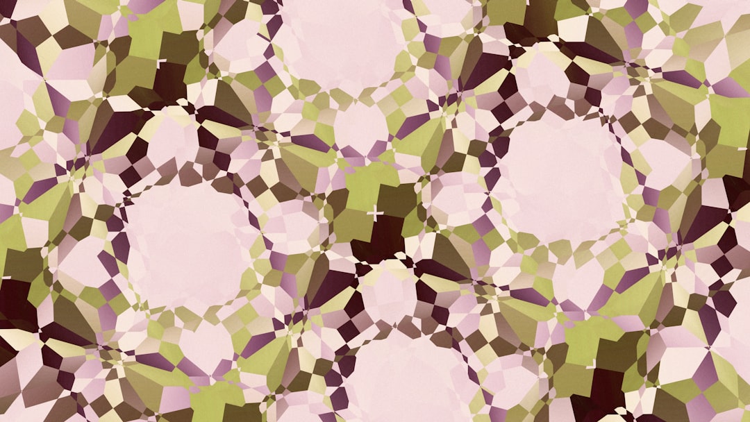 Seamless kaleidoscope wallpaper pattern — Origami by wallpaper⁶ — base photo: Sacred Geometry | Blender 3D