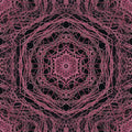 WALLPAPER⁶ — seamless kaleidoscope pattern from neuron synapse, Biology