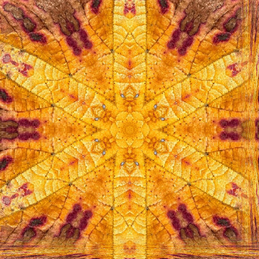 Botanics Kaleidoscope wallpaper pattern