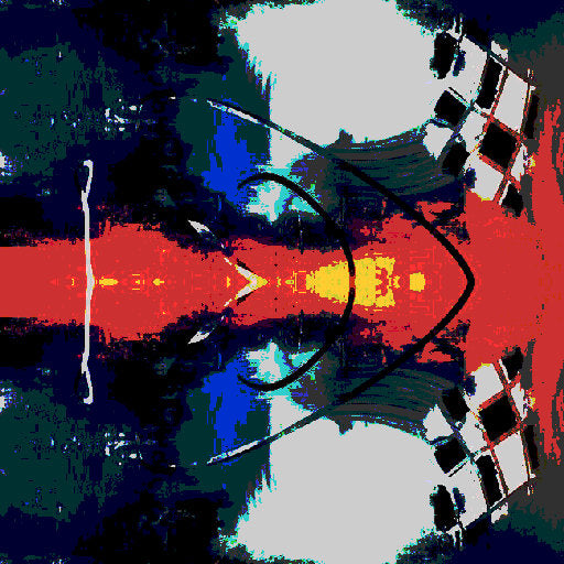 Seamless horizontal strip wallpaper pattern — Glitch by wallpaper⁶