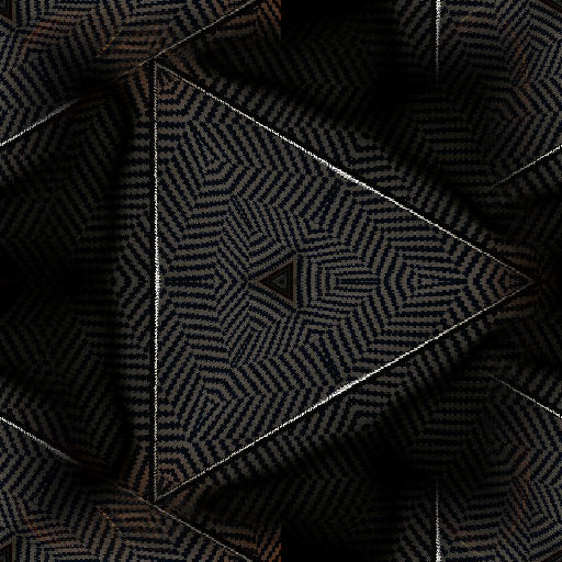 A seamless 3D isometric pattern of yellow and green translucent crystals arranged in a repeating Hex symmetry.