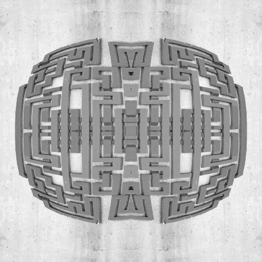 wallpaper⁶ — seamless mirror4 pattern from bauhaus