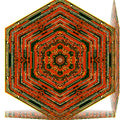 Seamless kaleidoscope wallpaper pattern — Glitch by wallpaper⁶