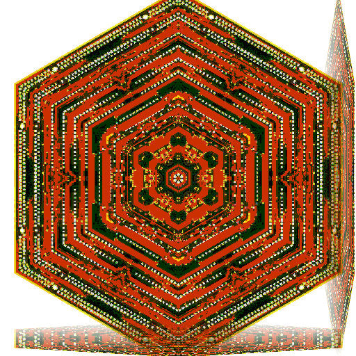 Seamless kaleidoscope wallpaper pattern — Glitch by wallpaper⁶