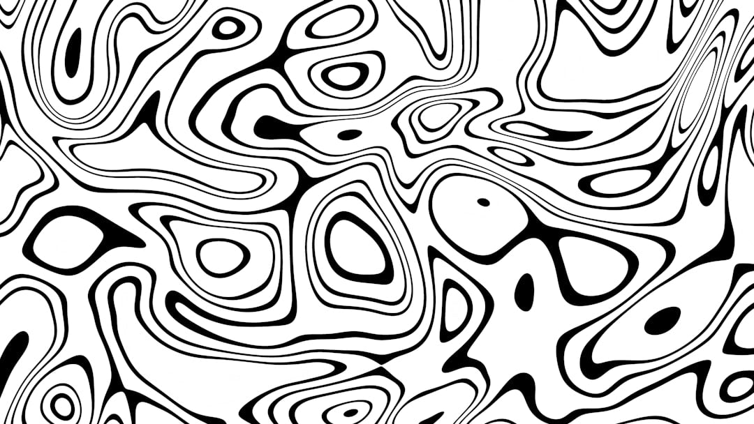 Seamless kaleidoscope wallpaper pattern — Biochemistry by wallpaper⁶ — base photo: Swirly | Blender 3D