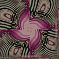 3D isometric geometric shapes with rotation symmetry, creating a dynamic and modern wallpaper pattern.