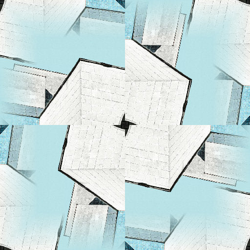 wallpaper⁶ — seamless rotate4 pattern from bauhaus