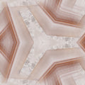 A seamless dark grey and black hexagonal pattern showing mineral fractures and glassy textures in Hex symmetry.