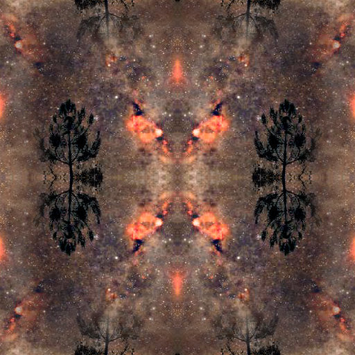 Seamless mirror wallpaper pattern — Astronomy by wallpaper⁶