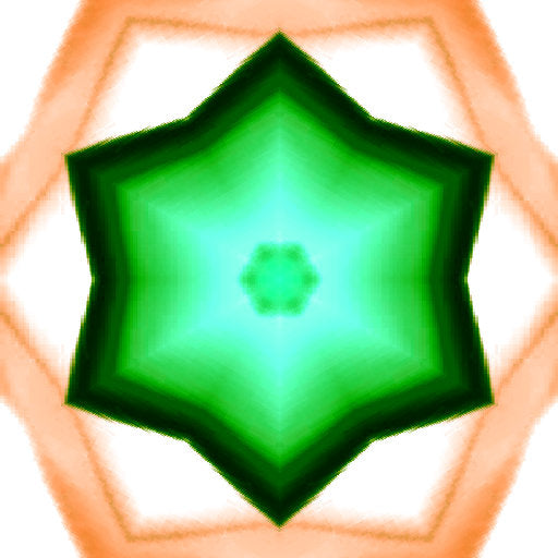Seamless kaleidoscope wallpaper pattern — Stained Glass by wallpaper⁶