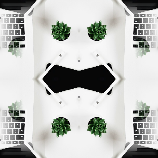 A seamless mirrored pattern of mathematical numbers and symbols in grayscale, creating a rhythmic and intellectual wallpaper design.