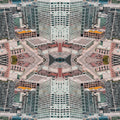 Seamless mirror wallpaper pattern — Cartography by wallpaper⁶