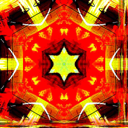Seamless kaleidoscope wallpaper pattern — Glitch by wallpaper⁶