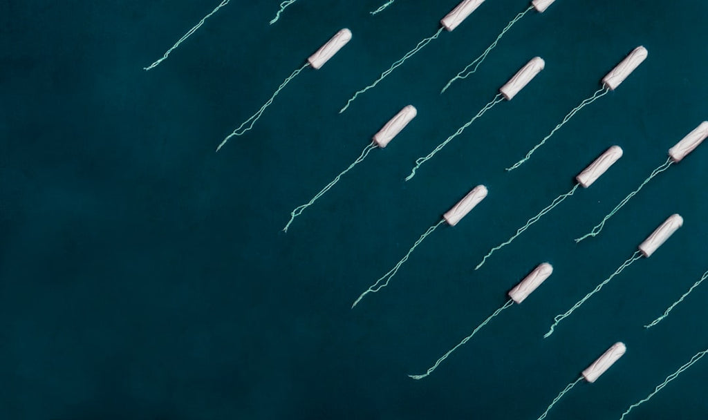 Seamless hex wallpaper pattern — Medicine by wallpaper⁶ — base photo: white strings on blue surface