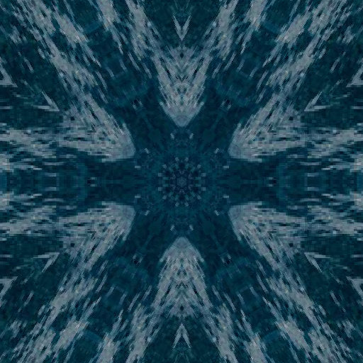 Oceanography Kaleidoscope wallpaper pattern