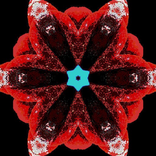 Seamless kaleidoscope wallpaper pattern — Biochemistry by wallpaper⁶