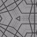 AI-generated transformer network nodes with a hexagonal repeating pattern in shades of brown, inspired by transformer architecture and tile textures.
