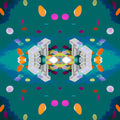 Seamless mirror wallpaper pattern — Origami by wallpaper⁶
