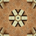 Seamless kaleidoscope wallpaper pattern — Calligraphy by wallpaper⁶