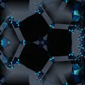 3D Hexagon wallpaper pattern