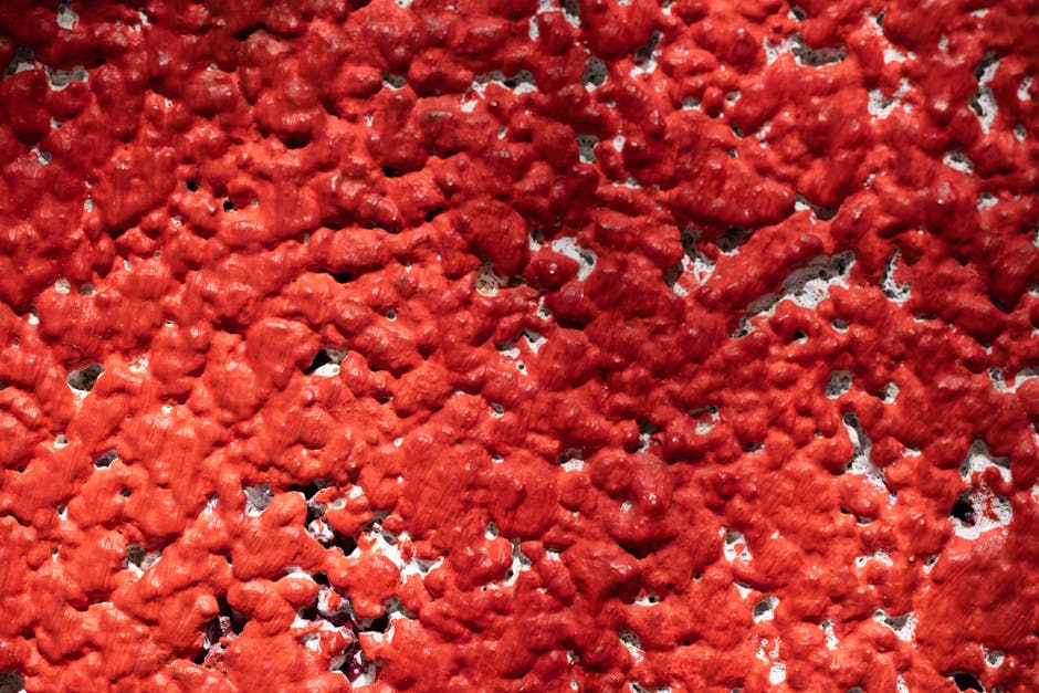 Chemistry Mirror wallpaper pattern — base photo: Detailed close-up of a vibrant red textured surface, ideal for backgrounds.