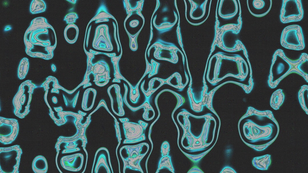 Seamless kaleidoscope wallpaper pattern — Biochemistry by wallpaper⁶ — base photo: Force Fields | Blender 3D