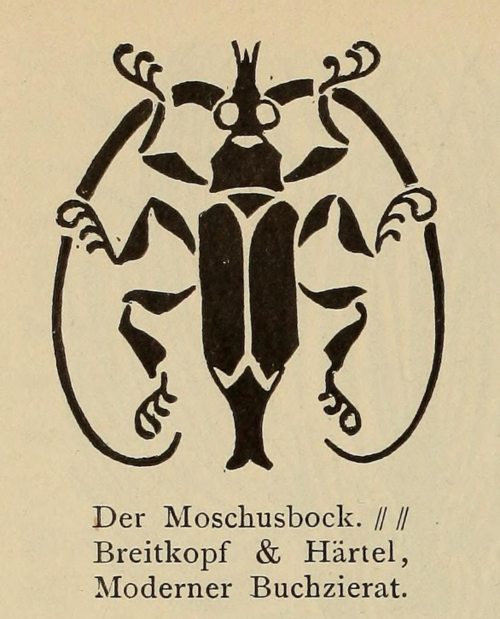 Entomology Mirror wallpaper pattern — base photo: File:Musk beetle illustration by Lina Burger.png