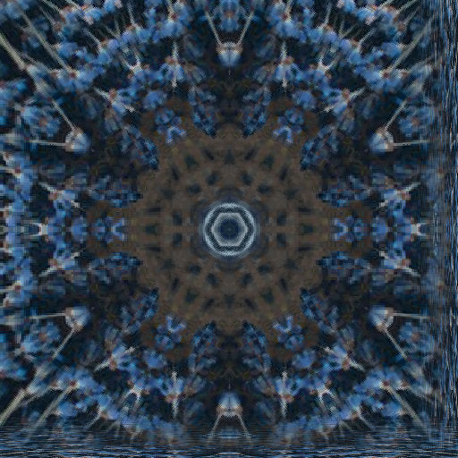 Mineralogy Kaleidoscope wallpaper pattern