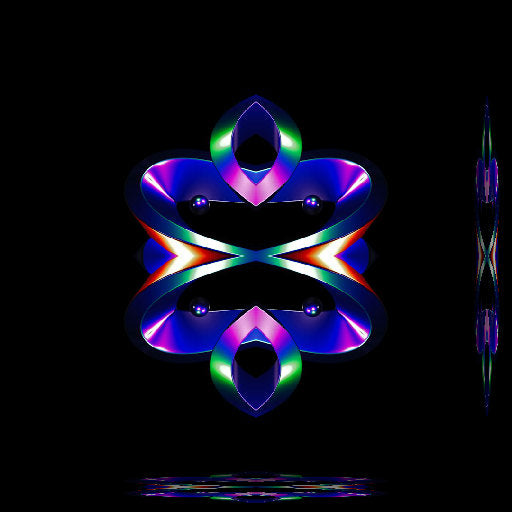 WALLPAPER⁶ — seamless mirror4 pattern from dna double helix, Biology